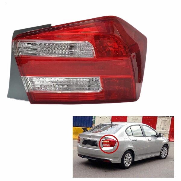 Tail light/Back light assembly for Honda City Type- 6 IVTEC 2012-2013